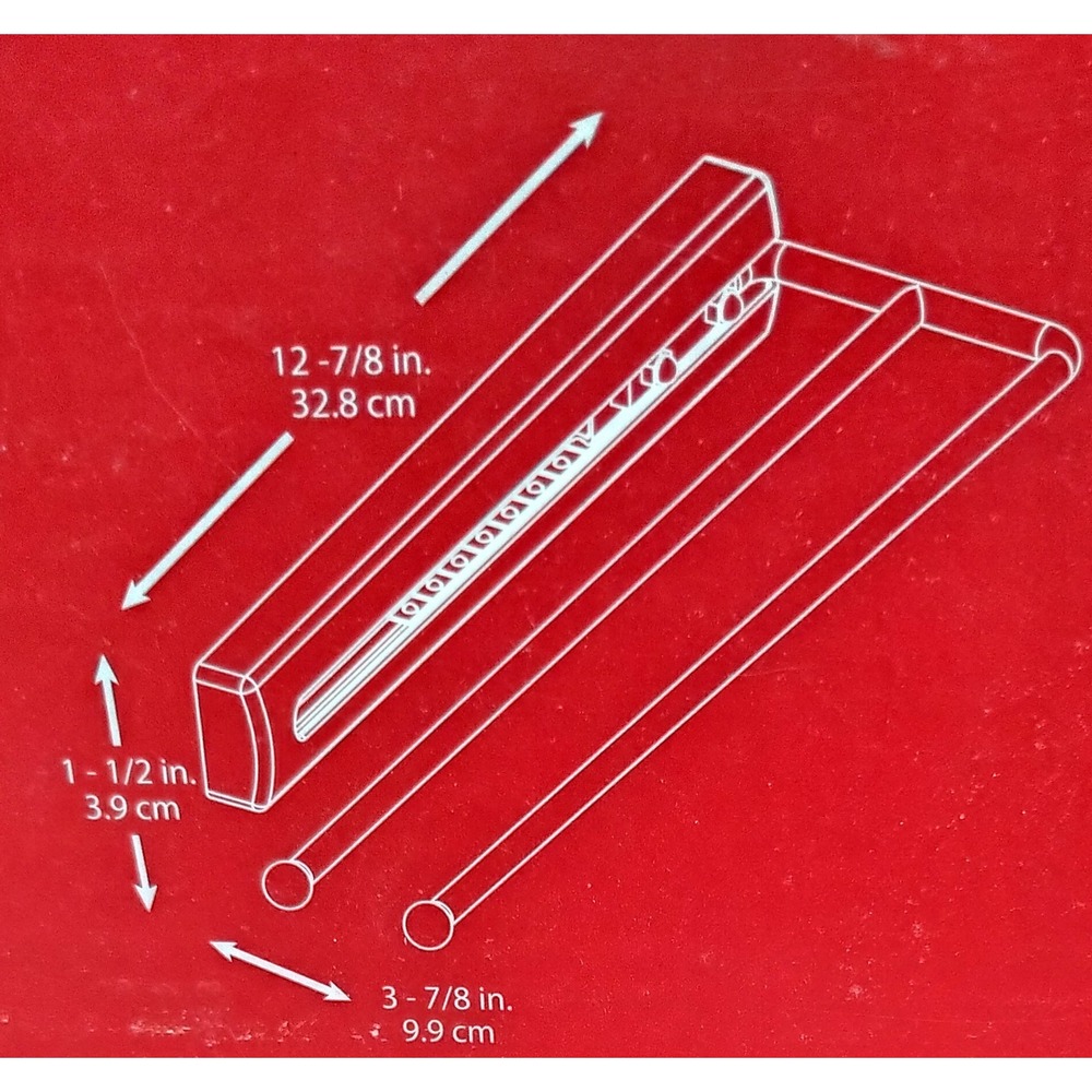 Rev-A-Shelf Pull-Out Towel Bar Chrome Side Mount Sliding Rack 12-7/8 inch - Picture 3 of 7